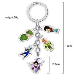 dragon ball anime double side acrylic keychain