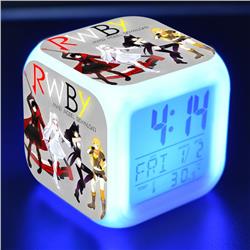 rwby anime led clock