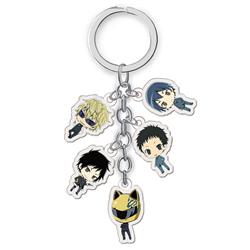 dyurarara anime double side acrylic keychain