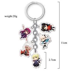 fate anime double side acrylic keychain