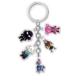 fortnite anime double side acrylic keychain