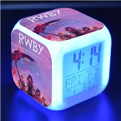 rwby anime led clock