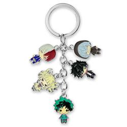 my hero academia anime keychain