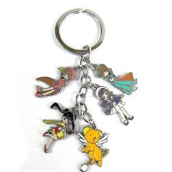 card captor sakura anime keychain