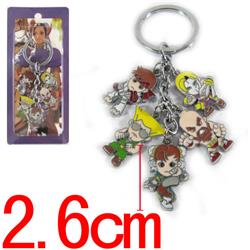 street fighter anime keychain