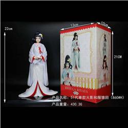 Naruto Hyūga Hinata 860#H Boxed Figure Decoration Model 22CM 430.3G Color box size:13X10X21CM