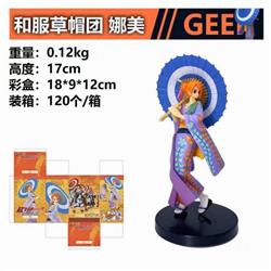 One Piece Nami Boxed Figure Decoration Model 17CM 0.12KG 18X9X12CM