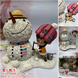 One Piece Monkey D. Luffy Boxed Figure Decoration Model 28CM 1660G 32.5X32.5X23CM
