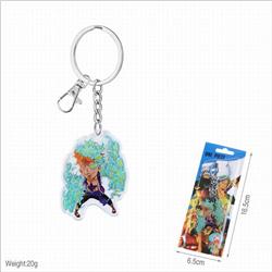 One Piece Marco Acrylic keychain pendant price for 5 pcs