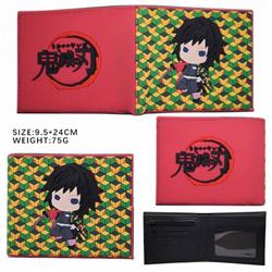 Demon Slayer Kimets Short two fold silicone wallet Style C