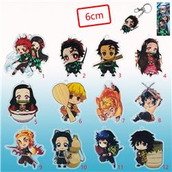 demon slayer anime double side acrylic keychain price for 1 pcs