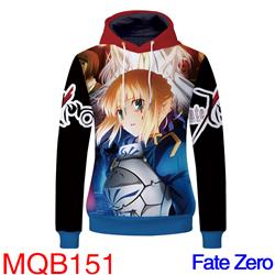 fate anime hoodie 2xs to 4xl