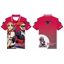 suicide squad anime 3d printed tshirt M to 3xl