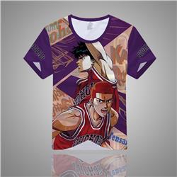 slam dunk anime 3d printed tshirt 2xs to 5xl