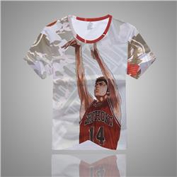 slam dunk anime 3d printed tshirt 2xs to 5xl