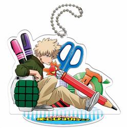 My Hero AcademiaBakugo Katsuki-2 Q version soma Small Standing Plates Acrylic keychain pendant 8-9CM