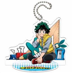 My Hero Academia Midoriya Izuku-2 Q version soma Small Standing Plates Acrylic keychain pendant 8-9CM