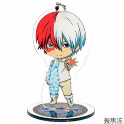 My Hero Academia Todoroki Shoto Q version soma Small Standing Plates Acrylic keychain pendant 8-9CM