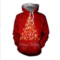 christmas 3d hoodie 2xs to 4xl