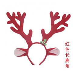 Christmas Cosplay tool Red antler headband headdress 24CM price for 5 pcs