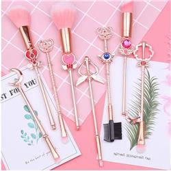 SailorMoon Rose gold makeup brush a set of eight 13.5-17.5CM price for 2 set