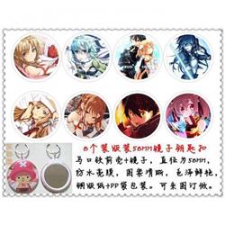 Sword Art Online Mirror Keychain price for 8 pcs a set