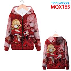 fate anime 3d printed hoodie 2xs to 4xl