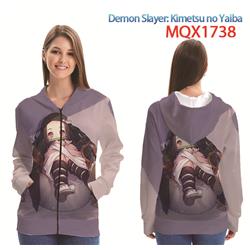 demon slayer anime 3d printed hoodie 2xs to 4xl