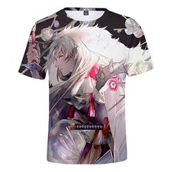 inuyasha anime 3d printed tshirt 2xs to 4xl