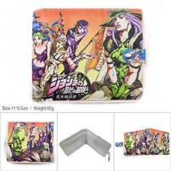 JoJos Bizarre Adventure Full color short Snap button Wallet -MK-031