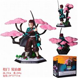 Demon Slayer Kimets Kamado Tanjirou Boxed Figure Decoration Model 19CM 0.66KG Color box size:28X25X17CM