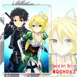 sword art online anime wallscroll 60*90cm