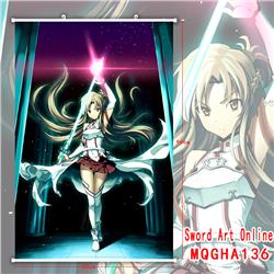 sword art online anime wallscroll 60*90cm