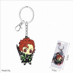 Demon Slayer Kimets Kamado Tanjirou Keychain pendant 16.5X6.5CM 35G a set price for 5 pcs