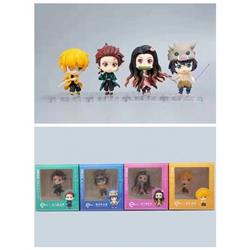 demon slayer anime figure with box 8.5cm price for a set