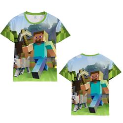 Minecraft 3d printed tshirt 2xs to 4xl