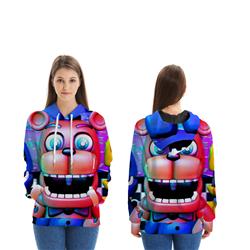 five nights at freddys 3d printed hoodie 2xs to 4xl