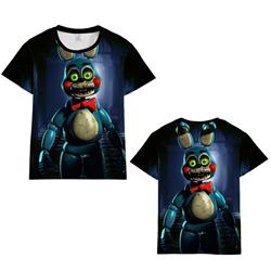 five nights at freddys 3d printed tshirt 2xs to 4xl