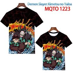 demon slayer anime 3d printed tshirt 2xs to 4xl