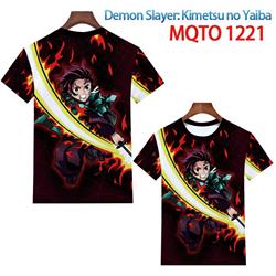 demon slayer anime 3d printed tshirt 2xs to 4xl