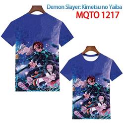 demon slayer anime 3d printed tshirt 2xs to 4xl
