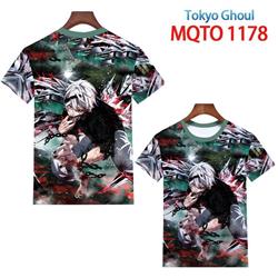 tokyo ghoul anime 3d printed tshirt 2xs to 4xl