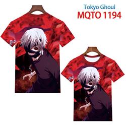 tokyo ghoul anime 3d printed tshirt 2xs to 4xl