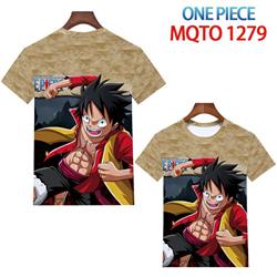 one piece anime 3d printed tshirt 2xs to 4xl