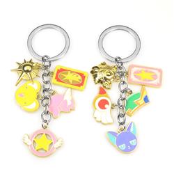 card captor sakura anime keychain