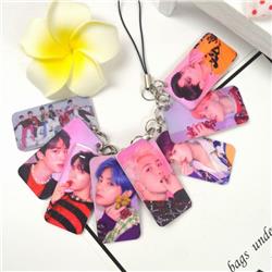 BTS Keychain pendant Hanging chain a set price for 5 pcs