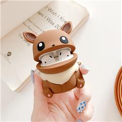 Pokemon Eevee anime airpods shockproof silicone cover protective cases