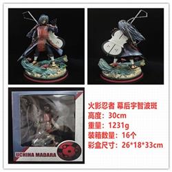 Naruto Uchiha Madara Boxed Figure Decoration Model 30CM 1.231KG a box of 16