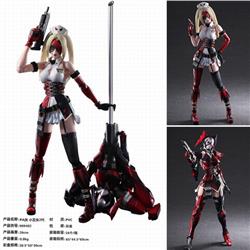 Harley Quinn Boxed Figure Decoration Model 26CM 0.8KG Color box size:30.5X10X30CM