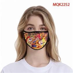 Dragon Ball Color printing Space cotton Masks price for 5 pcs MQK2252